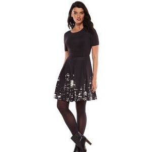 Eli Tahari Design Nation NY Skyline Dress Size 12 NEW WITH TAGS